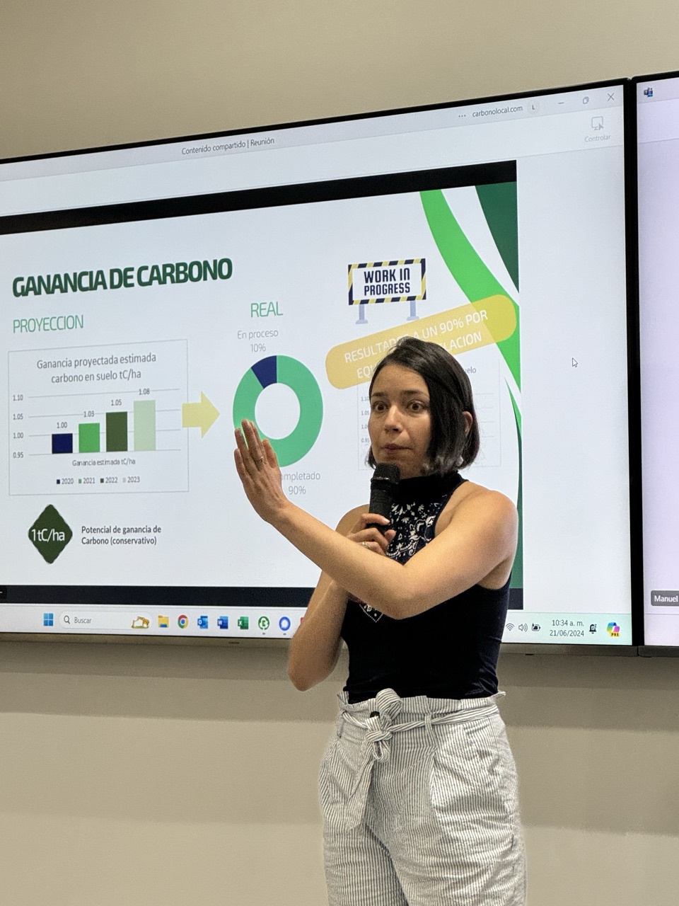 Nataly Cubillos - Co-founder of Carbono Local + - Leader of Carbono Vivo project